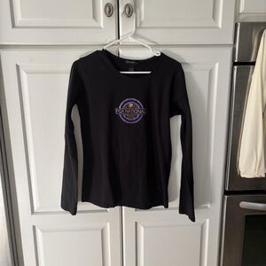 PGA Tour Black Long Sleeve Tee